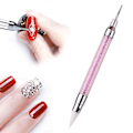 Miniatyrbild 1 av 5: Dottingpenna Rhinestone Picker Pen Crystal - Picking Tool rosa