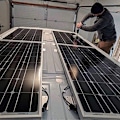 Miniatyrbild 2 av 7: Z-fästen Kit för solpanelmontering, väderbeständigt korrosionsskydd, enkel installation för bred tillämpning på RV-båtinstallation, aluminium