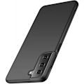 Miniatyrbild 1 av 5: Samsung S21 Plus Ultratunn Gummibelagd Mattsvart Skal Basic® V2 Svart