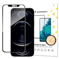 Miniatyrbild 1 av 2: iPhone 14 / 13 / 13 Pro - Wozinsky Heltäckande Skärmskydd Härdat Glas