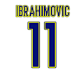 Miniatyrbild 3 av 3: Zlatan Ibrahimovic Sverige  t-shirt med Return of the king tryck White Large White Small