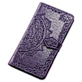 Miniatyrbild 1 av 5: Plånboksfodral, Flip Case PU-läder Präglad Folio Magnetisk Stativskydd Kortfack för iPhone 14 Pro