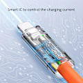Miniatyrbild 3 av 5: 2m 120W snabb iphone laddare orange - USB-A till Lightning orange