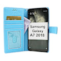 Miniatyrbild 1 av 5: New Standcase Wallet Samsung Galaxy A7 2018 (A750FN/DS) Ljusblå