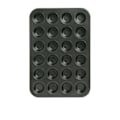 Miniatyrbild 1 av 2: Minimuffins Muffinsplåt 24st Bakform Muffinsform Minimuffinsplåt Non-Stick Silver
