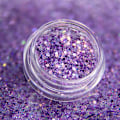 Miniatyrbild 4 av 4: Nagelglitter - Wink Effect - Hexagon - 15 Lila