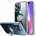 Miniatyrbild 2 av 4: iPhone 13 Pro Stöttåligt Skal med Ringhållare Fresh Transparent