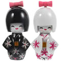 2st japansk stil Kimono docka Kimono docka figurer statyer bordsdekoration