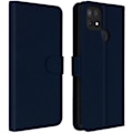 Miniatyrbild 1 av 4: Oppo A15 skyddsfodral med stödfunktion för korthållare Midnattsblå Blå Blå