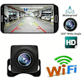 Miniatyrbild 1 av 4: Banbrytande Wifi Backkamera för Bil, Designad med Elektronisk Backspegel för Övervakning i Realtid, Perfekt för Android- och Apple iOS-Enheter
