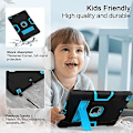 Miniatyrbild 5 av 5: Cantis- case för ipad 9:e generationen/iPad 8:e generationen/iPad 7:e generationen, tunt, kraftigt stötsäkert, robust case med inbyggt