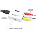 Miniatyrbild 3 av 5: INF HDMI till AV/RCA signalomvandlare 1080p Vit