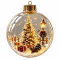 3D julgranskula med belysning, julgransdekoration – Julgran 2 Christmas tree 2