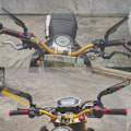 Miniatyrbild 5 av 5: Hög Synlighet Motorcykel Vinge Backspegel, Aerodynamisk Vinge Svängbara Backspeglar med 90° Roterbar Justerbar Funktion för De Flesta Motorcyklar