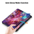 Miniatyrbild 4 av 5: iPad Pro 11" 2021/2020/2018 Slim fit tri-fold fodral - Space multifärg