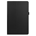 Miniatyrbild 2 av 5: Samsung Galaxy Tab A7 10.4 Fodral Litchi Läder Svart Black Svart