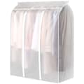 1 halvtransparent klespose med stor kapasitet, 50 x 100 x