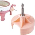 Strikkemaskinadapter for drill, Quick Knit-strømadapter for Sentro 22, Sentro 40 og Sentro 48, Jamit, krankhåndtaksadapter med sekskantet stålbitt Po