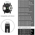 Miniatyrbild 2 av 5: SeNool armband för Garmin Fenix ​​7/Epix, [22mm QuickFit Replacement Band] Silikonband för Garmin Fenix ​​6 GPS/6 Pro GPS/5/5 Plus