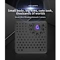 Miniatyrbild 3 av 6: Mini Trådlös Smart Inomhuskamera, Bred Vinkel, Mörkerseende Rörelsedetektering, Mini Trådlös Smart Inomhuskamera, Universellt Magnetfäste För Enkel Montering