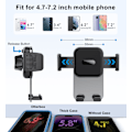 Miniatyrbild 3 av 5: Multifunktionell Telefonhållare för Instrumentbräda, Högtemperaturbeständig Sugkopp för Säker Bilnavigering, Robust Design för 4-7 Tums Telefoner
