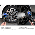 Miniatyrbild 5 av 5: Digital däcktrycksmätare med precision, noggranna avläsningar till 0,1 PSI för optimal prestanda, hållbar med hög noggrannhet, flexibel gummislang för