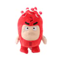 1 Oddbods qipao mengbei plyschdocka tecknad animation dockor, röd