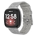 Miniatyrbild 1 av 4: Canvasarmband Fitbit Versa 3/Sense Grå