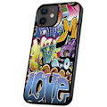 Miniatyrbild 1 av 2: iPhone 11 - Skal/Mobilskal Graffiti multifärg