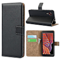 Miniatyrbild 1 av 5: Plånboksfodral Samsung Galaxy Xcover 5 i Svart Läder Svart