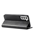 Miniatyrbild 5 av 5: Samsung Galaxy S21 Plus - Läder Flip Fodral - Svart Black Svart