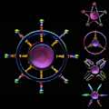 Miniatyrbild 4 av 5: Het Regnbåge Metall Fidget Spinner Zinklegering Färgglada Hand Spinner Antistress Leksaker för Barn Vuxna Gåvor för Barn Vuxna