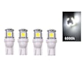 Miniatyrbild 1 av 3: T10 w5w 6000k 4-pack Led lampor med 5st 5050SMD chip 12v DC 6000k vit 4-pack