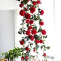 Kunstig rosenranke blomsterranke dekorer 2,2M rosenranke