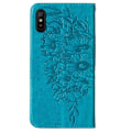 Miniatyrbild 3 av 5: Xiaomi Redmi 9A / 9AT Fodral Butterfly Blå