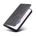 Miniatyrbild 3 av 5: Samsung Galaxy S21 Plus - Läder Flip Fodral - Svart Black Svart