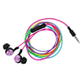 Miniatyrbild 2 av 3: Rainbow In-Ear Hörlurar med mikrofon 3,5mm iPhone, Samsung multifärg
