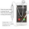 Miniatyrbild 3 av 5: bluetooth hörlurar för iphone Svart färg