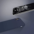 Miniatyrbild 3 av 4: iPhone X/XS Skal - Silikon Blå Rvelon Isblå