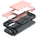 Miniatyrbild 5 av 5: iPhone 16 Pro Max Skal Hybrid Kortfack Grå
