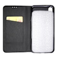 Miniatyrbild 4 av 4: Texture Book Slim Samsung Galaxy A9 2018 Plånboksfodral Svart Svart