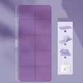 Lila yogabolster, vikbar yogamatta