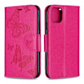 Miniatyrbild 5 av 5: Butterfly läder iPhone 11 fodral - Rosa Rosa