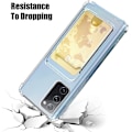 Miniatyrbild 2 av 5: Samsung A53 - Transparent Silikon Skal Kortfack Nordic® Extra förstärkt Transparent Samsung Galaxy A53