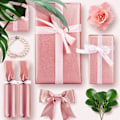 Miniatyrbild 2 av 5: Rosa guld silkespapper Bulk 100 ark metallisk presentpapper Pa-idaa Rose Gold
