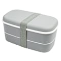 Miniatyrbild 1 av 5: Matlåda, Bento Box - Grå grå
