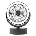 Miniatyrbild 1 av 5: Bärbar fläkt med dimfunktion och batteridriven design, klämfläkt för utomhusäventyr, komplett med 360° rotation och starkt grepp, perfekt