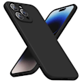 Miniatyrbild 1 av 3: iPhone 14 Pro Matt Svart Skal - Extra Kamera Skydd iPhone 14 Pro iPhone 14 Pro