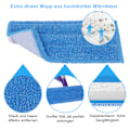 Miniatyrbild 3 av 5: Maskintvättbara moppdynor, kraftfulla rengörande återanvändbara moppdynor för Swiffer PowerMop-kompatibilitet och alla golv (6-pack)