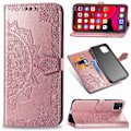 Miniatyrbild 1 av 5: iPhone 11 Pro Max - Mandala Läder Fodral - Roségul Roséguld Roséguld